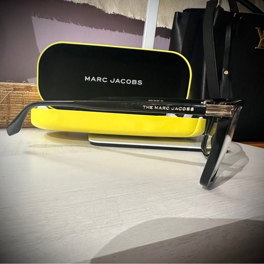 Marc Jacobs Black and Yellow Eyeglasses - Picture 2 of 4
